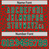 Custom Red Kelly Green Varsity Full-Zip Letterman Leopard Print Jacket Hoodie