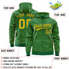 Custom Red White Varsity Full-Zip Letterman Leopard Print Jacket Hoodie