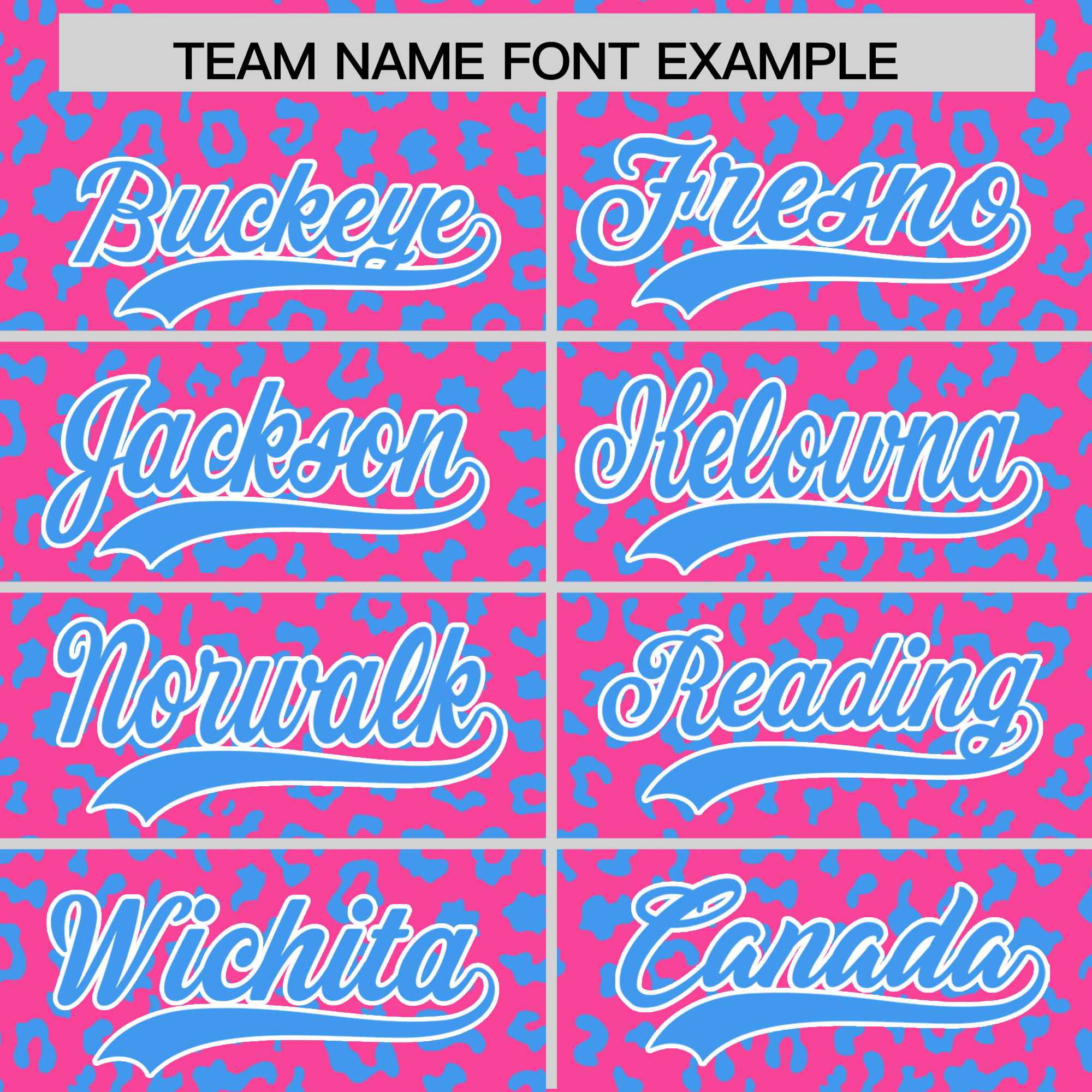 Custom Pink Powder Blue Varsity Full-Zip Letterman Leopard Print Jacket Hoodie