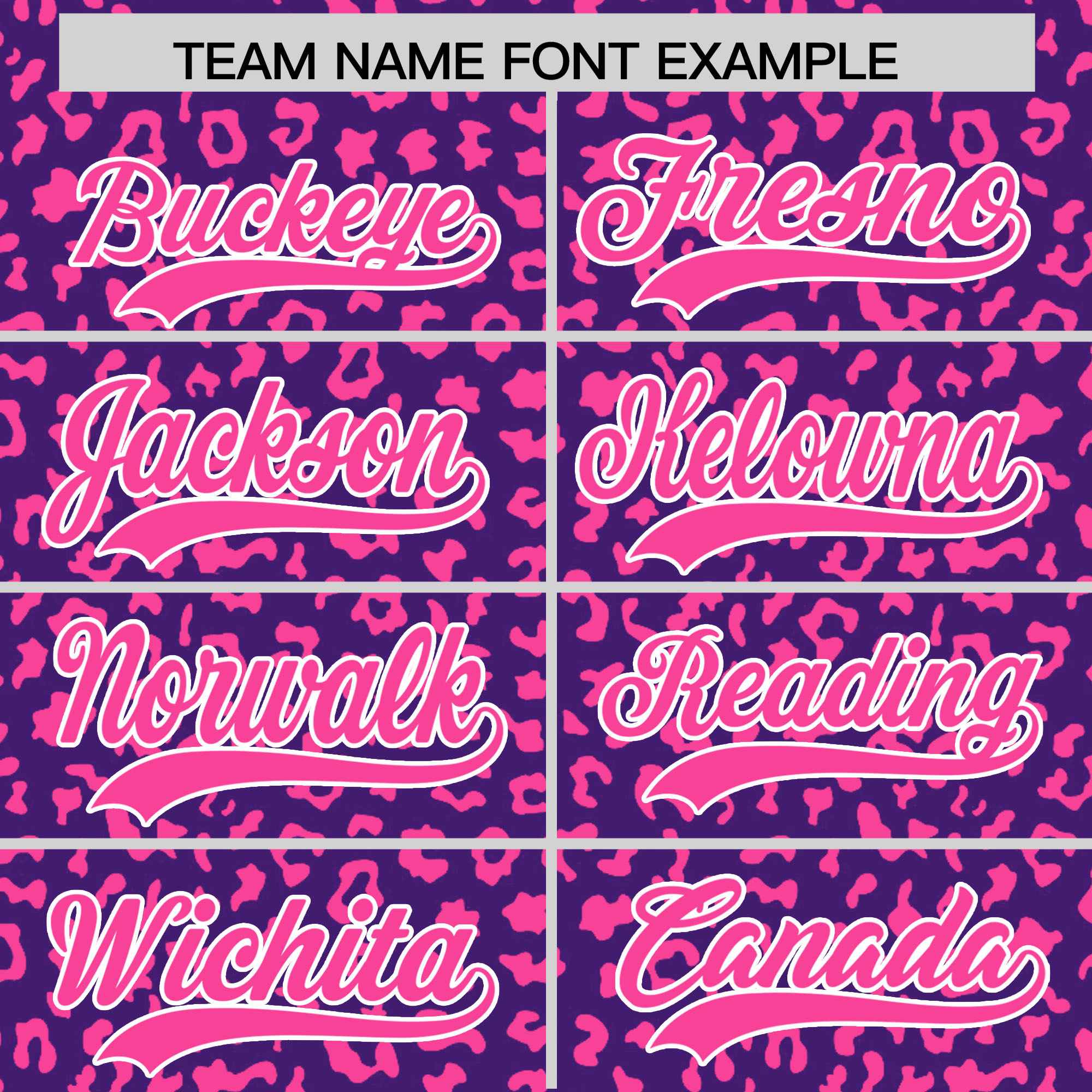 Custom Purple Pink Varsity Full-Zip Letterman Leopard Print Jacket Hoodie