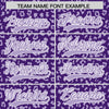Custom White Purple Varsity Full-Zip Letterman Leopard Print Jacket Hoodie