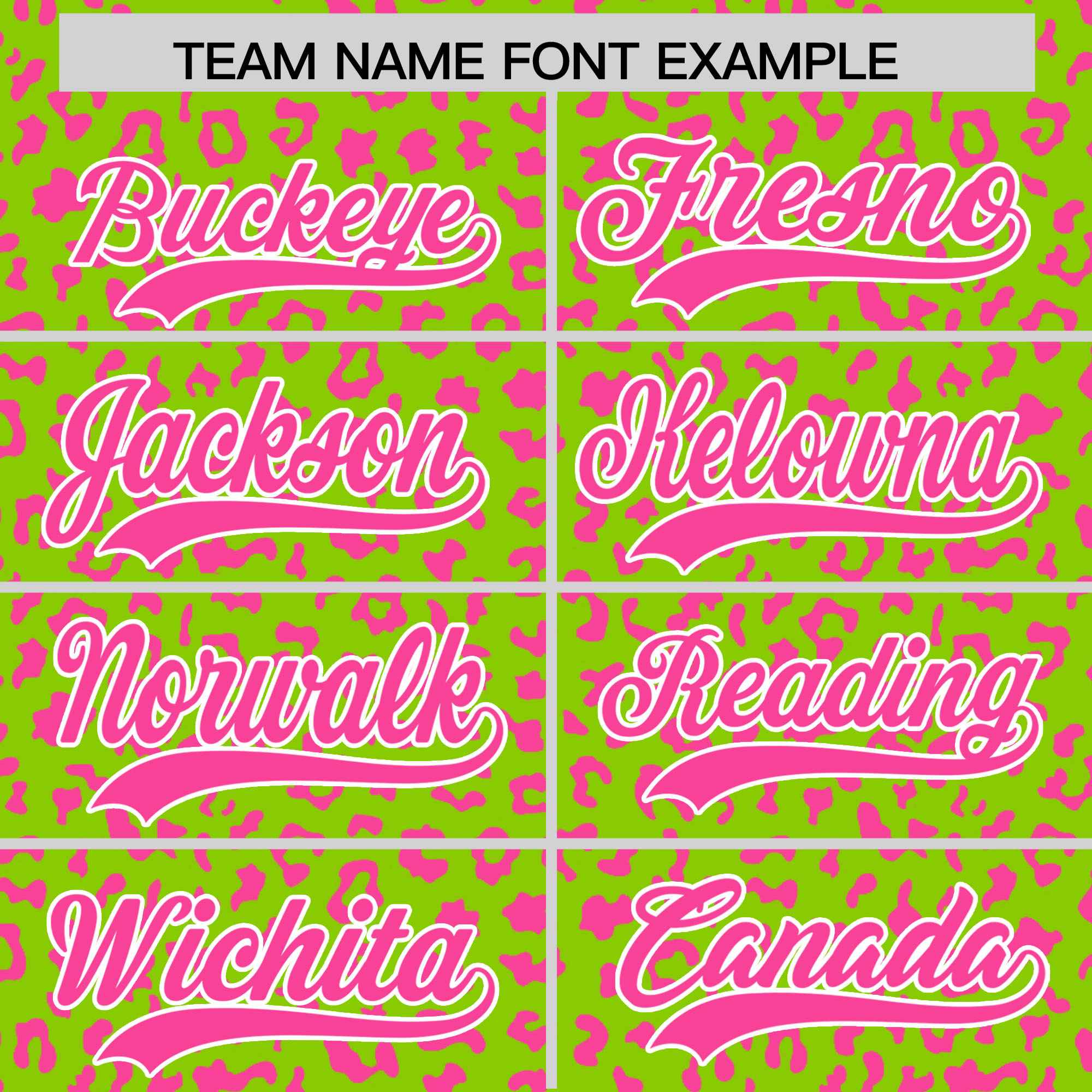 Custom Neon Green Pink Varsity Full-Zip Letterman Leopard Print Jacket Hoodie