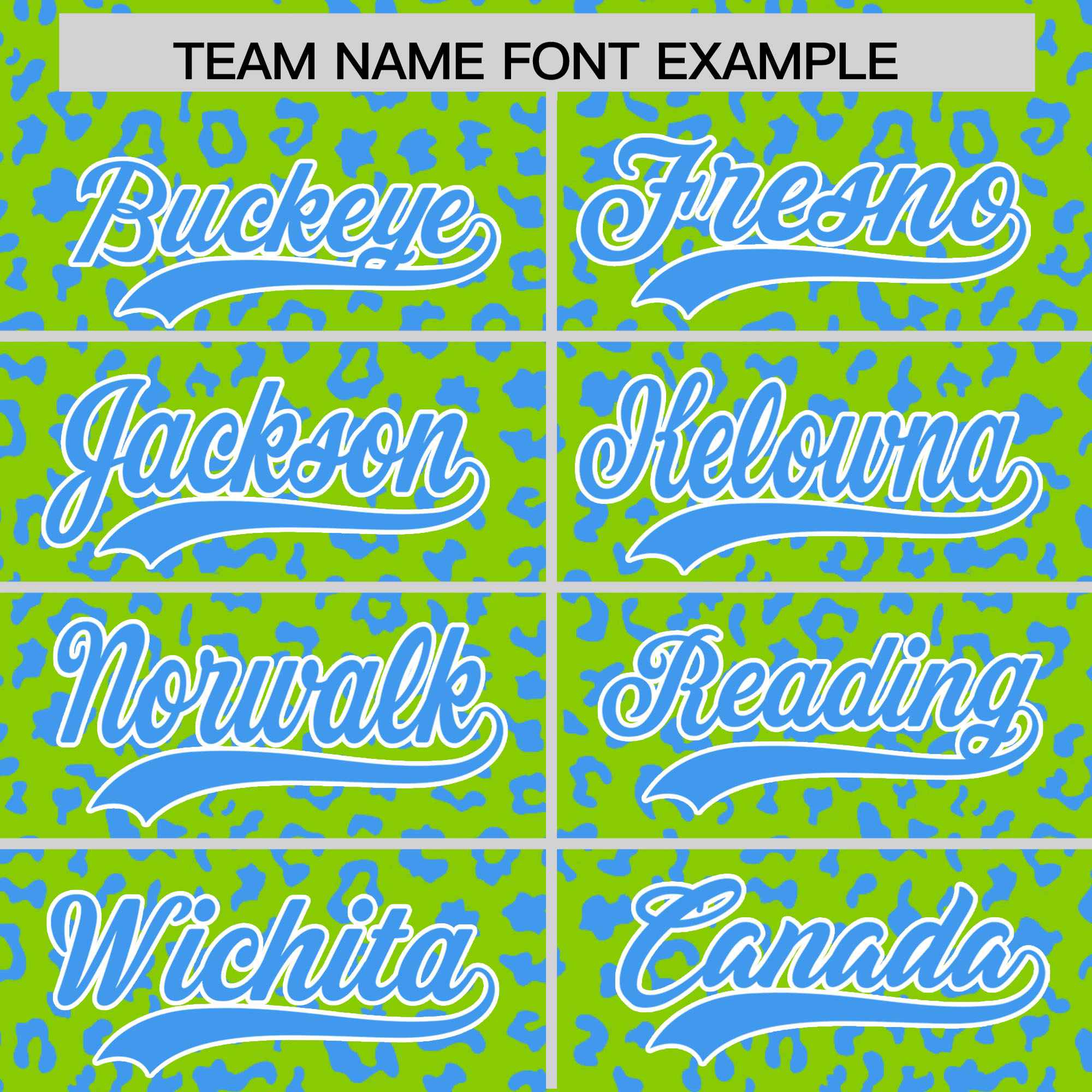 Custom Neon Green Powder Blue Varsity Full-Zip Letterman Leopard Print Jacket Hoodie