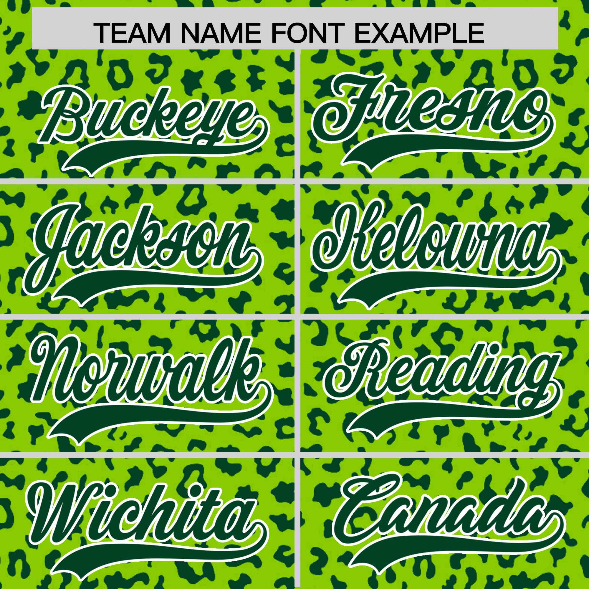 Custom Neon Green Green Varsity Full-Zip Letterman Leopard Print Jacket Hoodie