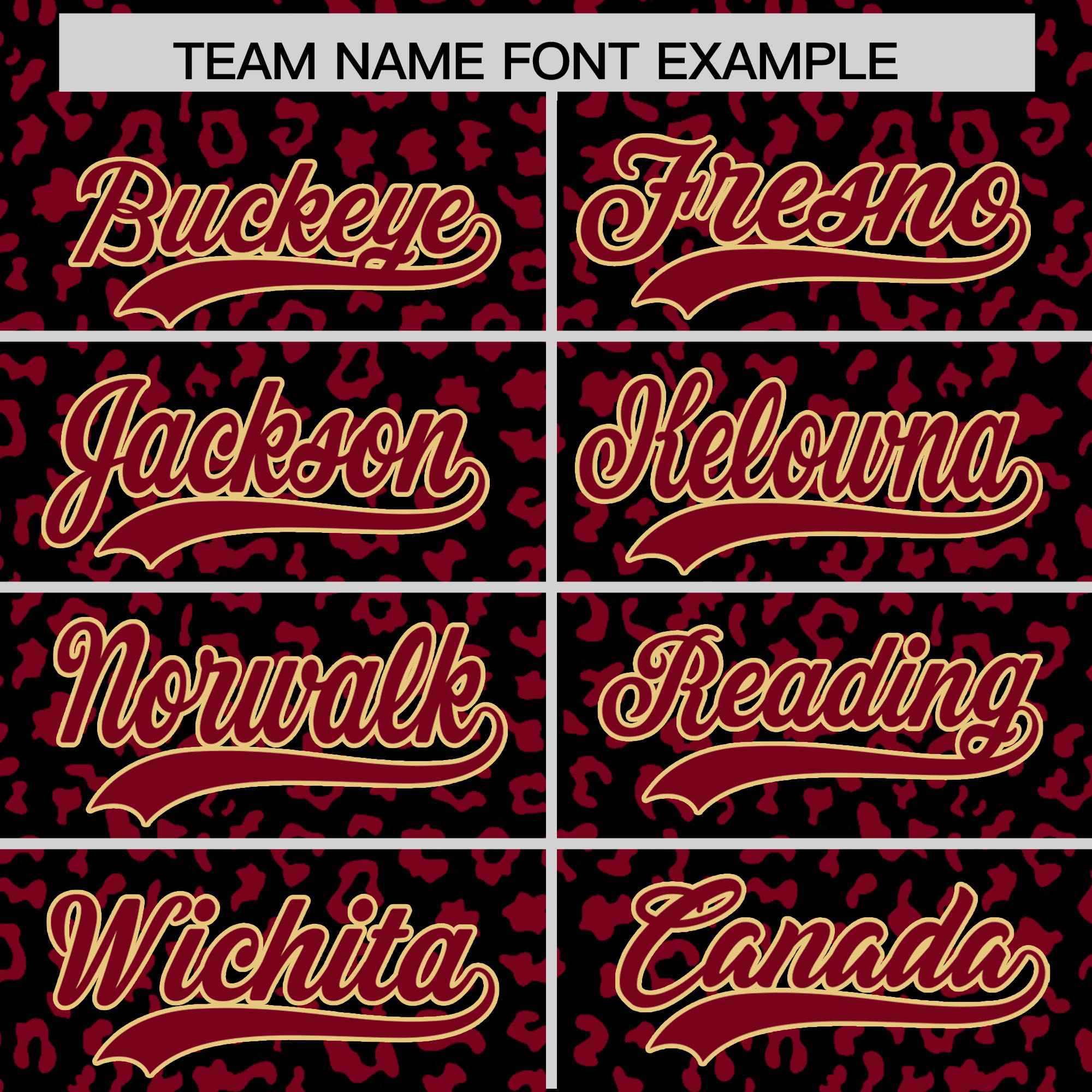 Custom Black Crimson Varsity Full-Zip Letterman Leopard Print Jacket Hoodie