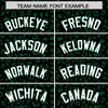 Custom Black Kelly Green Varsity Full-Zip Letterman Leopard Print Jacket Hoodie