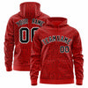 Custom Navy Neon Green Varsity Full-Zip Letterman Leopard Print Jacket Hoodie