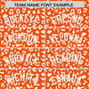 Custom Orange White Varsity Full-Zip Letterman Leopard Print Jacket Hoodie