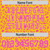 Custom Royal Gold Varsity Full-Zip Letterman Leopard Print Jacket Hoodie