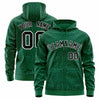 Custom Red Royal Varsity Full-Zip Letterman Leopard Print Jacket Hoodie