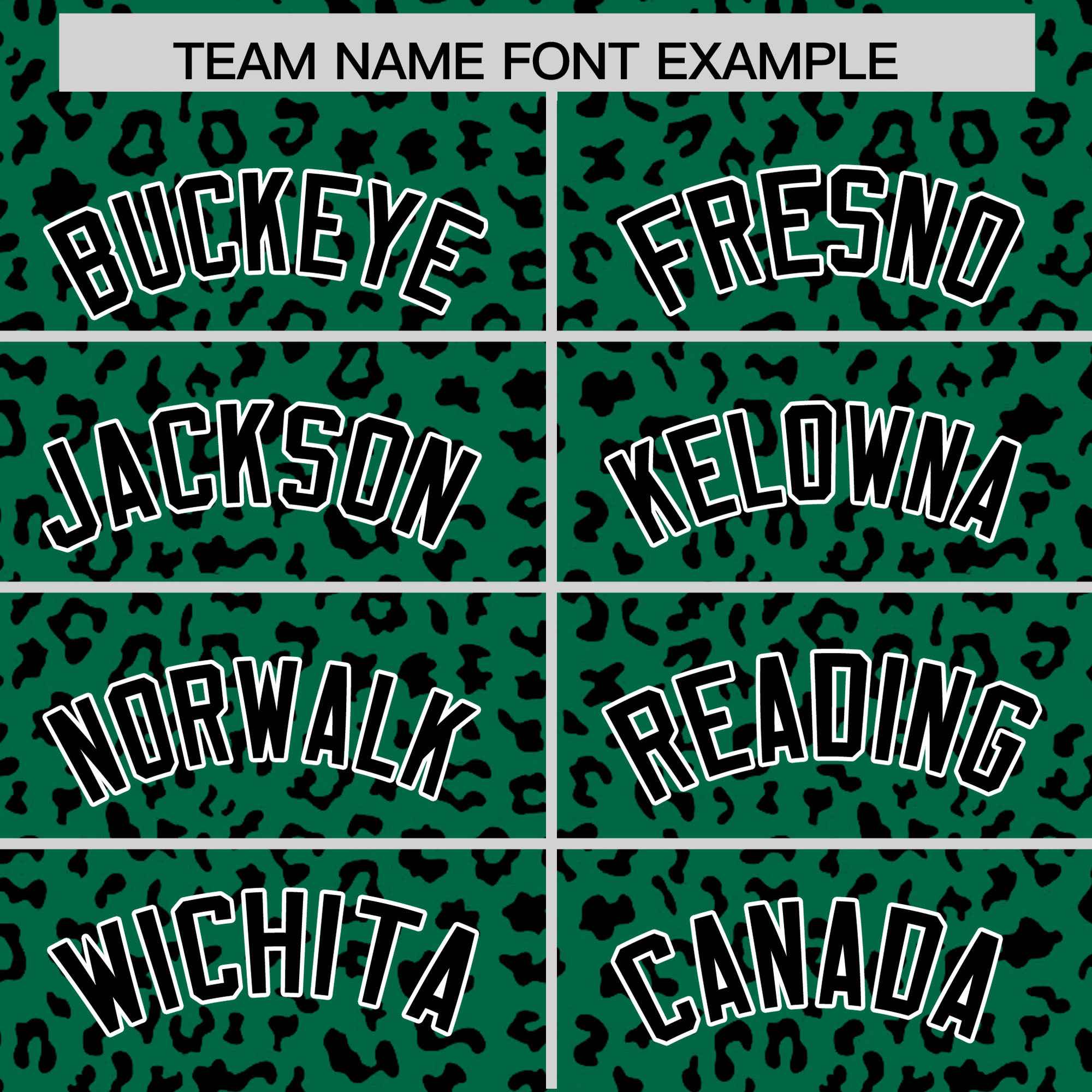 Custom Kelly Green Black Varsity Full-Zip Letterman Leopard Print Jacket Hoodie