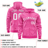 Custom Black Old Gold Varsity Full-Zip Letterman Leopard Print Jacket Hoodie