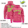 Custom Black Light Blue Varsity Full-Zip Letterman Leopard Print Jacket Hoodie