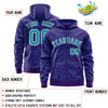 Custom Black Gold Varsity Full-Zip Letterman Leopard Print Jacket Hoodie