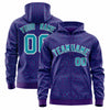 Custom Black Gold Varsity Full-Zip Letterman Leopard Print Jacket Hoodie