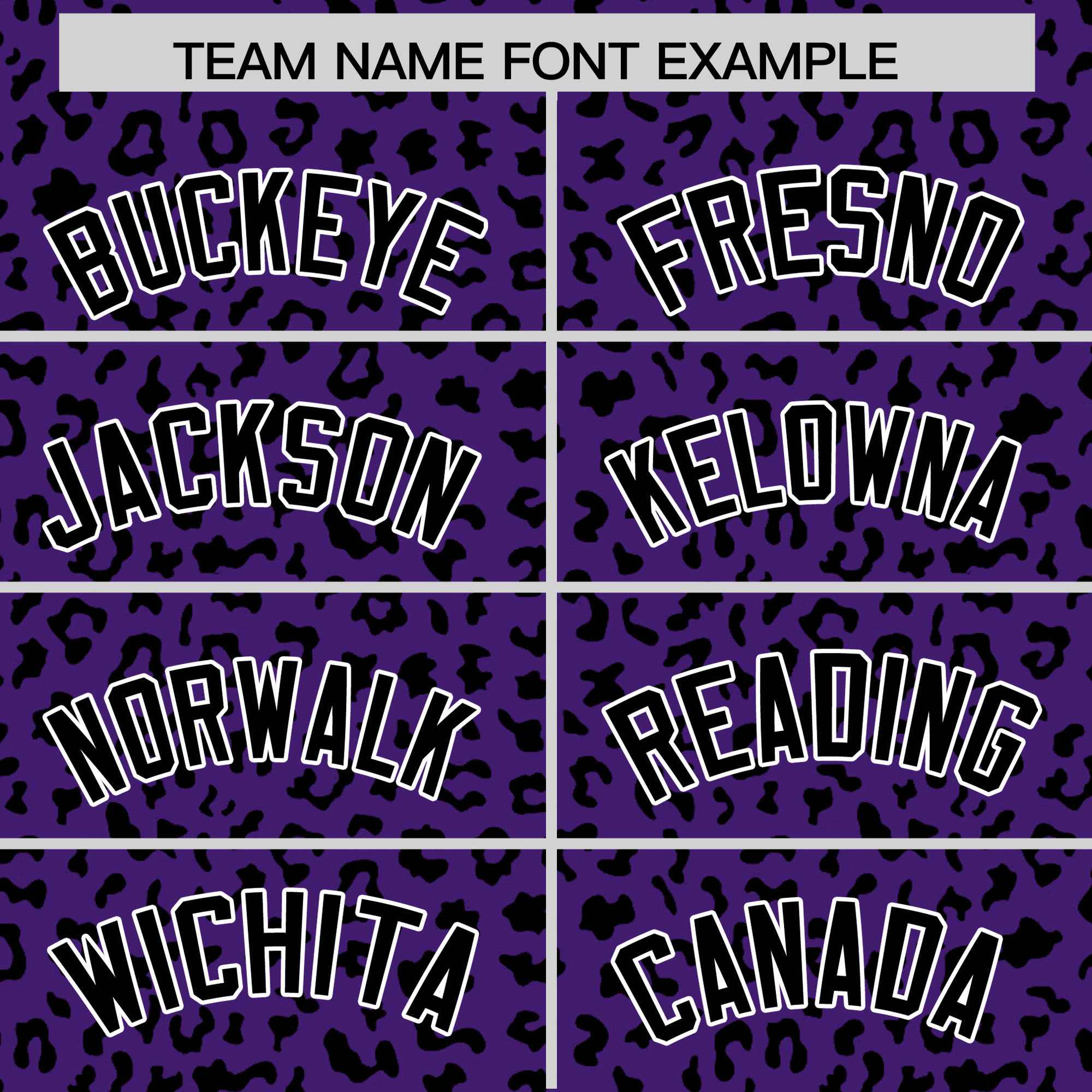 Custom Purple Black Varsity Full-Zip Letterman Leopard Print Jacket Hoodie