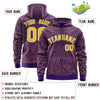 Custom White Khaki Varsity Full-Zip Letterman Leopard Print Jacket Hoodie