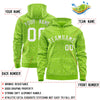 Custom White Orange Varsity Full-Zip Letterman Leopard Print Jacket Hoodie