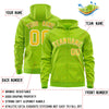 Custom White Orange Varsity Full-Zip Letterman Leopard Print Jacket Hoodie