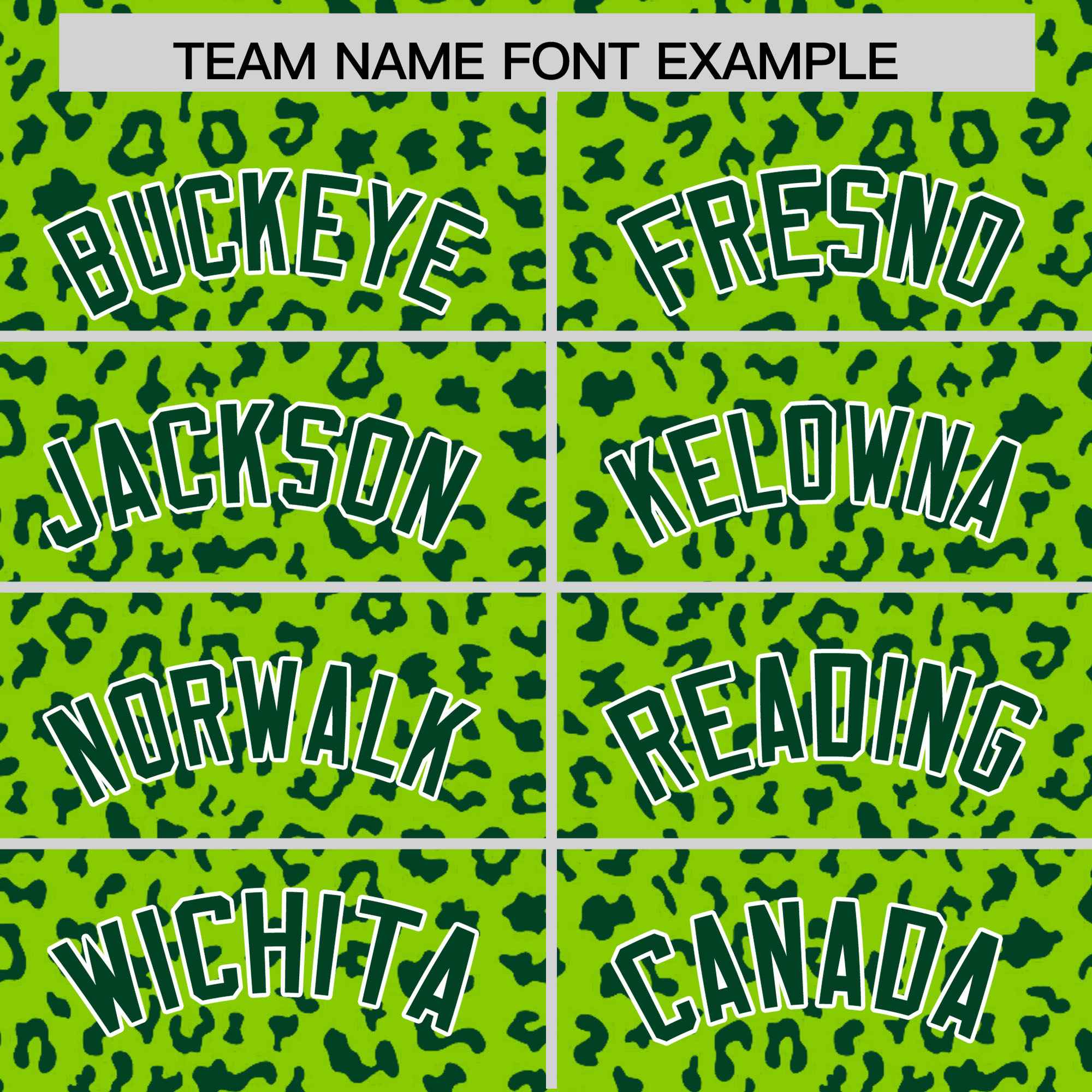 Custom Neon Green Green Varsity Full-Zip Letterman Leopard Print Jacket Hoodie