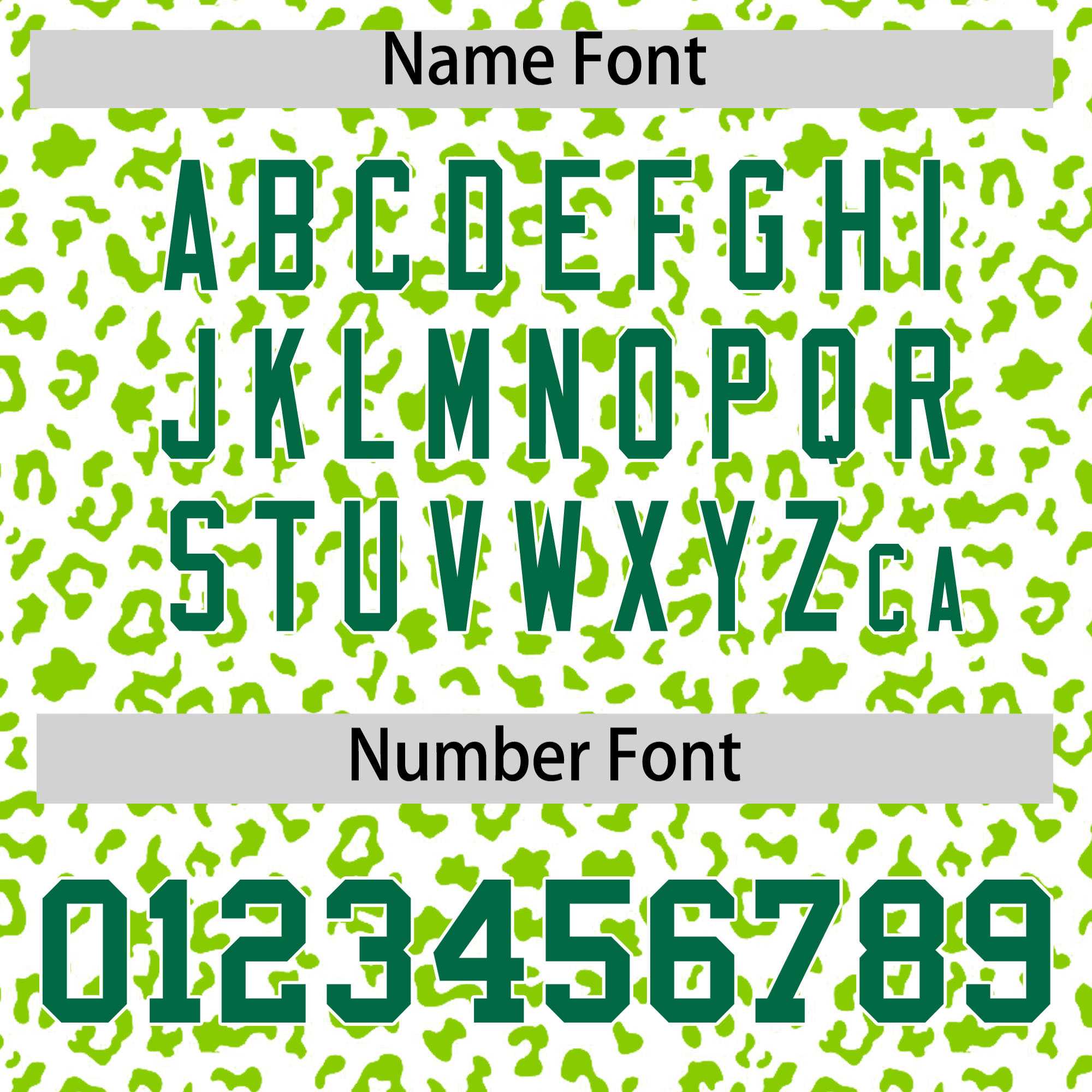 Custom White Neon Green Varsity Full-Zip Letterman Leopard Print Jacket Hoodie