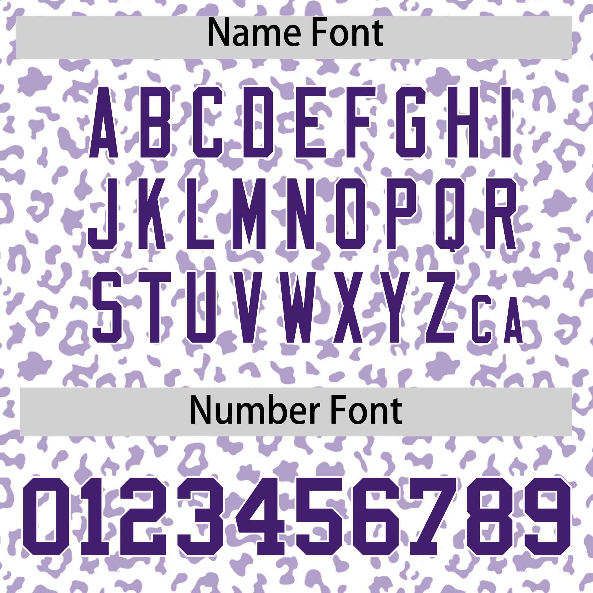 Custom Purple Light Purple Varsity Full-Zip Letterman Leopard Print Jacket Hoodie