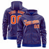 Custom Gold Crimson Varsity Full-Zip Letterman Leopard Print Jacket Hoodie