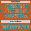 Custom Gold Orange Varsity Full-Zip Letterman Leopard Print Jacket Hoodie