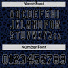 Custom Royal White Varsity Full-Zip Letterman Leopard Print Jacket Hoodie
