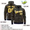 Custom Red Kelly Green Varsity Full-Zip Letterman Leopard Print Jacket Hoodie
