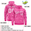 Custom Black Old Gold Varsity Full-Zip Letterman Leopard Print Jacket Hoodie