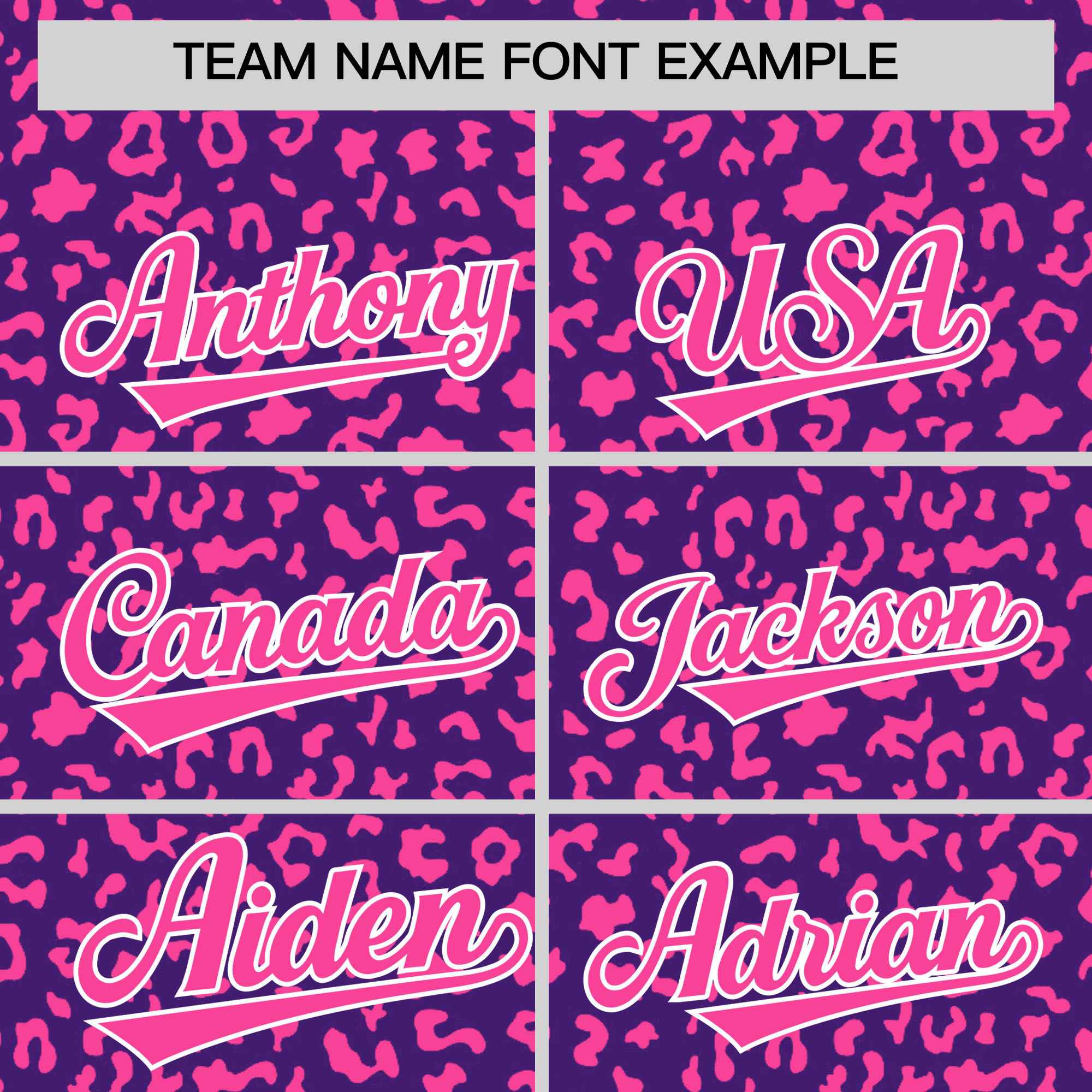 Custom Purple Pink Varsity Full-Zip Letterman Leopard Print Jacket Hoodie