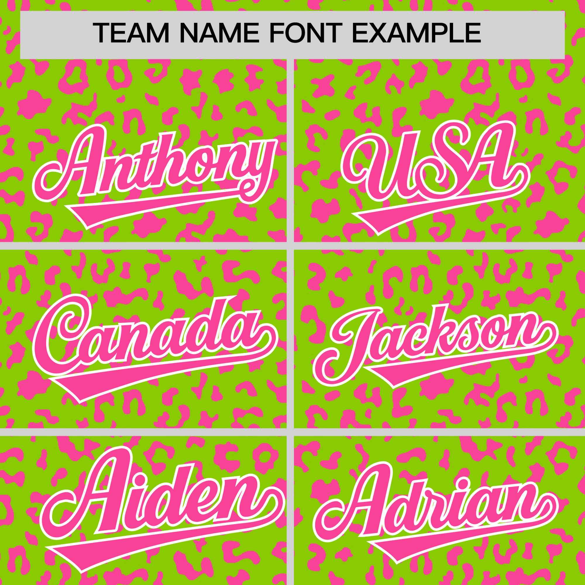 Custom Neon Green Pink Varsity Full-Zip Letterman Leopard Print Jacket Hoodie