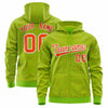 Custom White Gold Varsity Full-Zip Letterman Leopard Print Jacket Hoodie