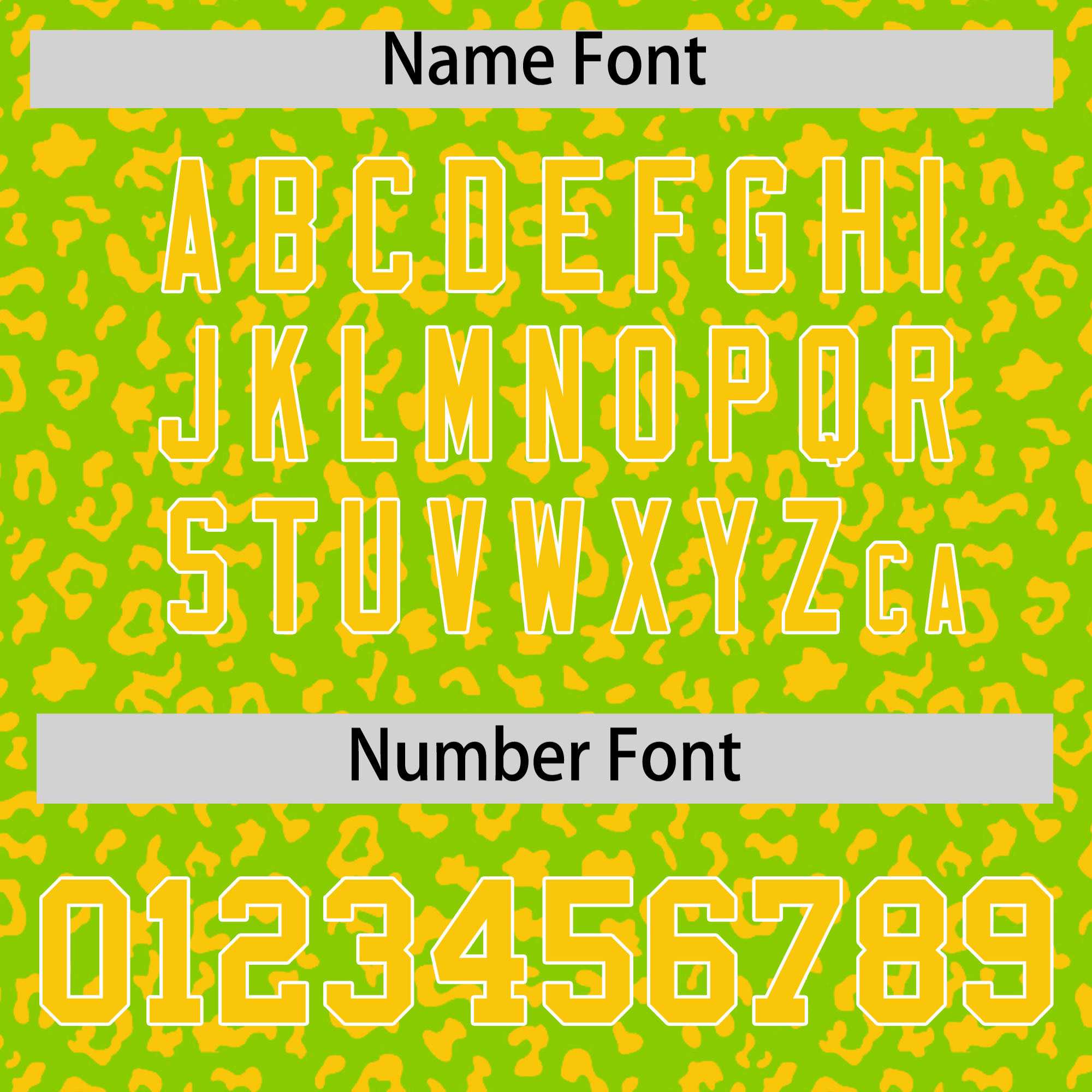 Custom Neon Green Gold Varsity Full-Zip Letterman Leopard Print Jacket Hoodie