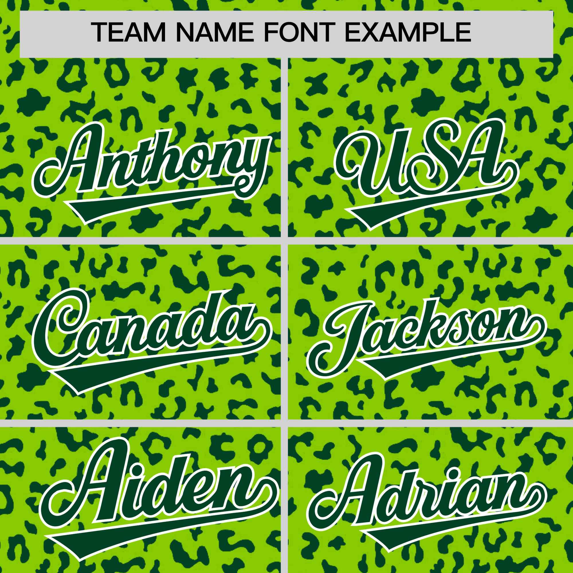 Custom White Neon Green Varsity Full-Zip Letterman Leopard Print Jacket Hoodie