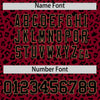 Custom White Black Varsity Full-Zip Letterman Leopard Print Jacket Hoodie