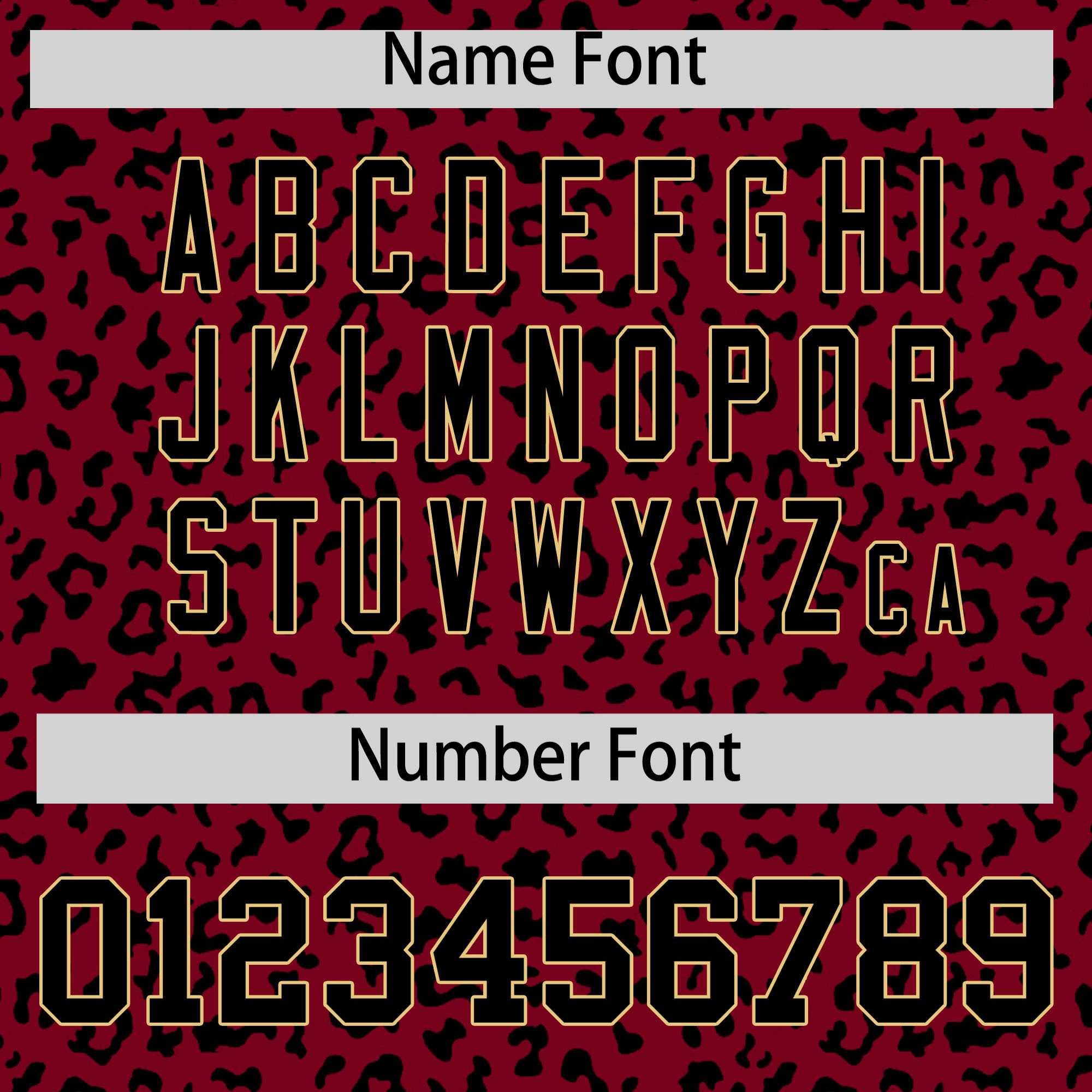 Custom White Black Varsity Full-Zip Letterman Leopard Print Jacket Hoodie