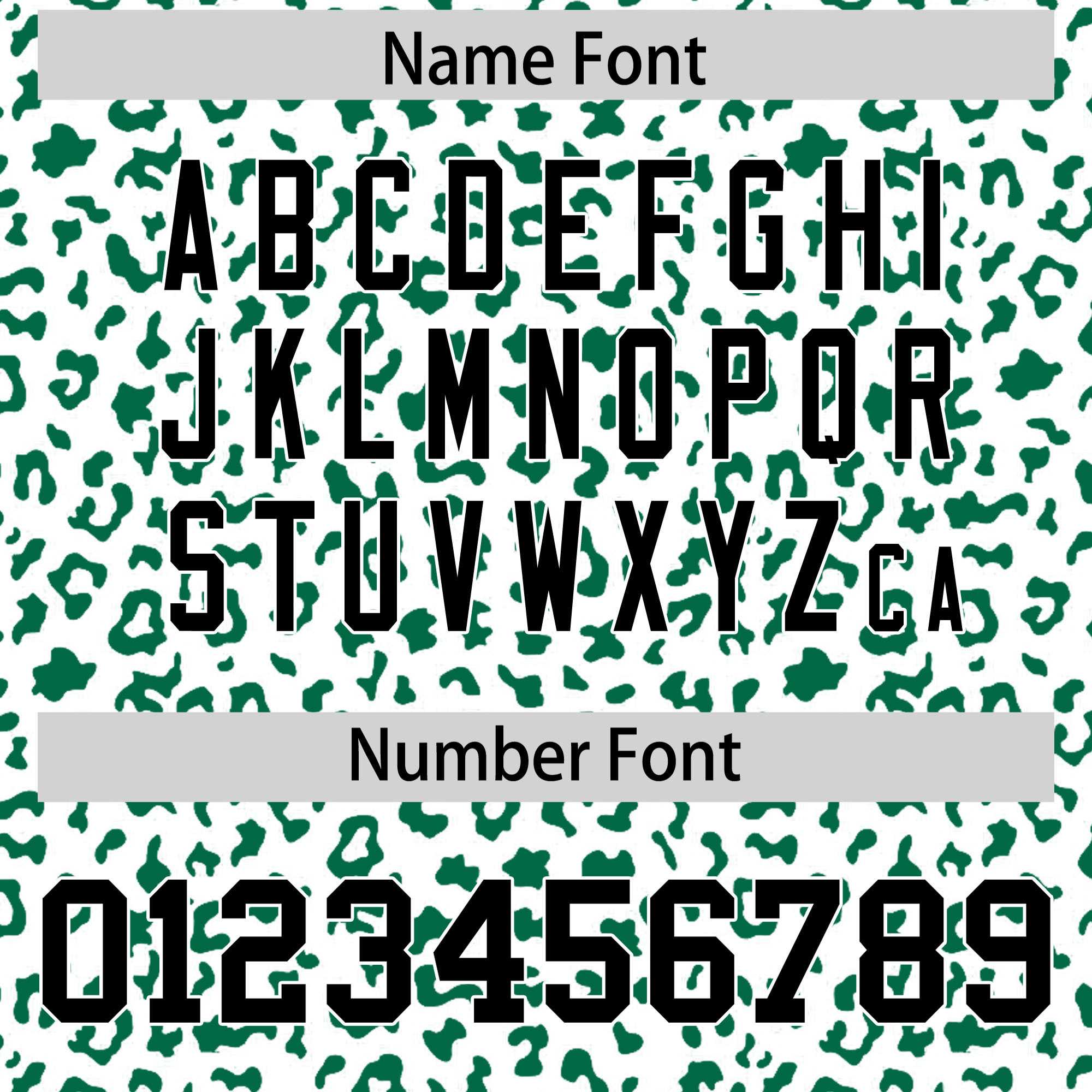 Custom Neon Green Pink Varsity Full-Zip Letterman Leopard Print Jacket Hoodie