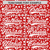Custom Red White Varsity Full-Zip Letterman Leopard Print Jacket Hoodie