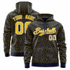 Custom Red Kelly Green Varsity Full-Zip Letterman Leopard Print Jacket Hoodie