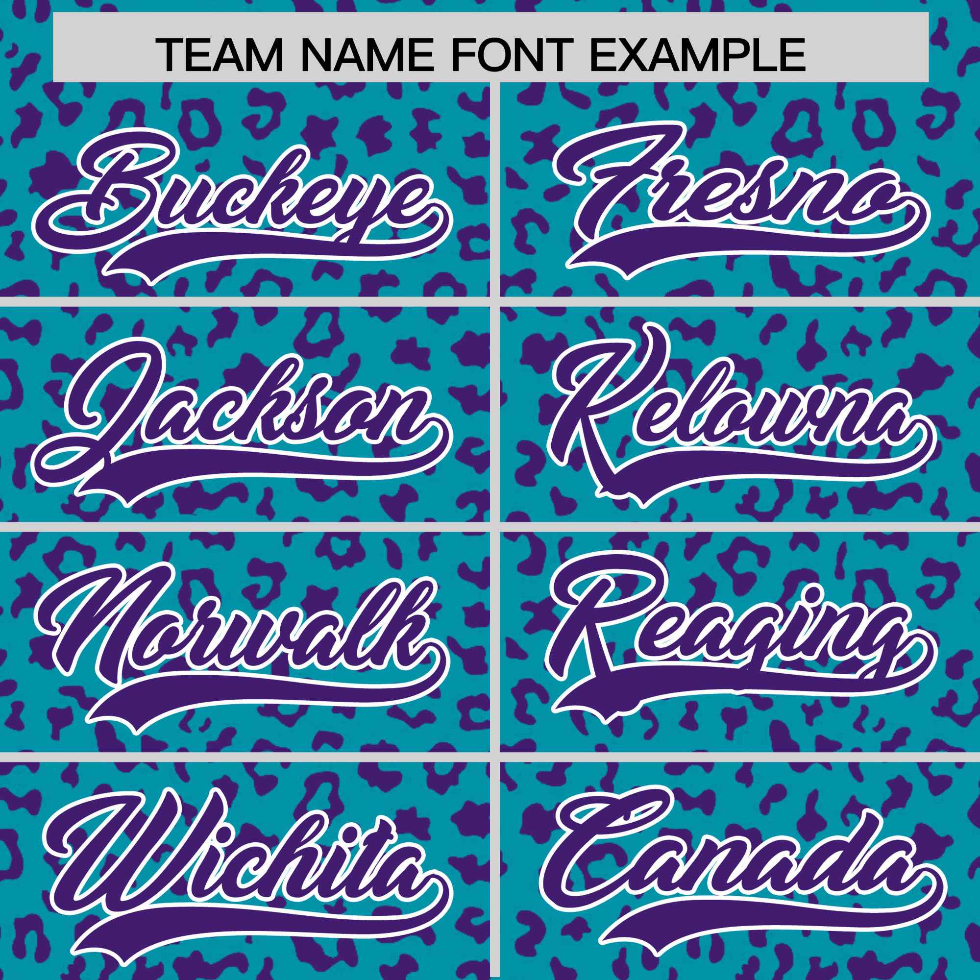 Custom Teal Purple Varsity Full-Zip Letterman Leopard Print Jacket Hoodie