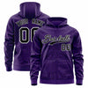 Custom White Teal Varsity Full-Zip Letterman Leopard Print Jacket Hoodie
