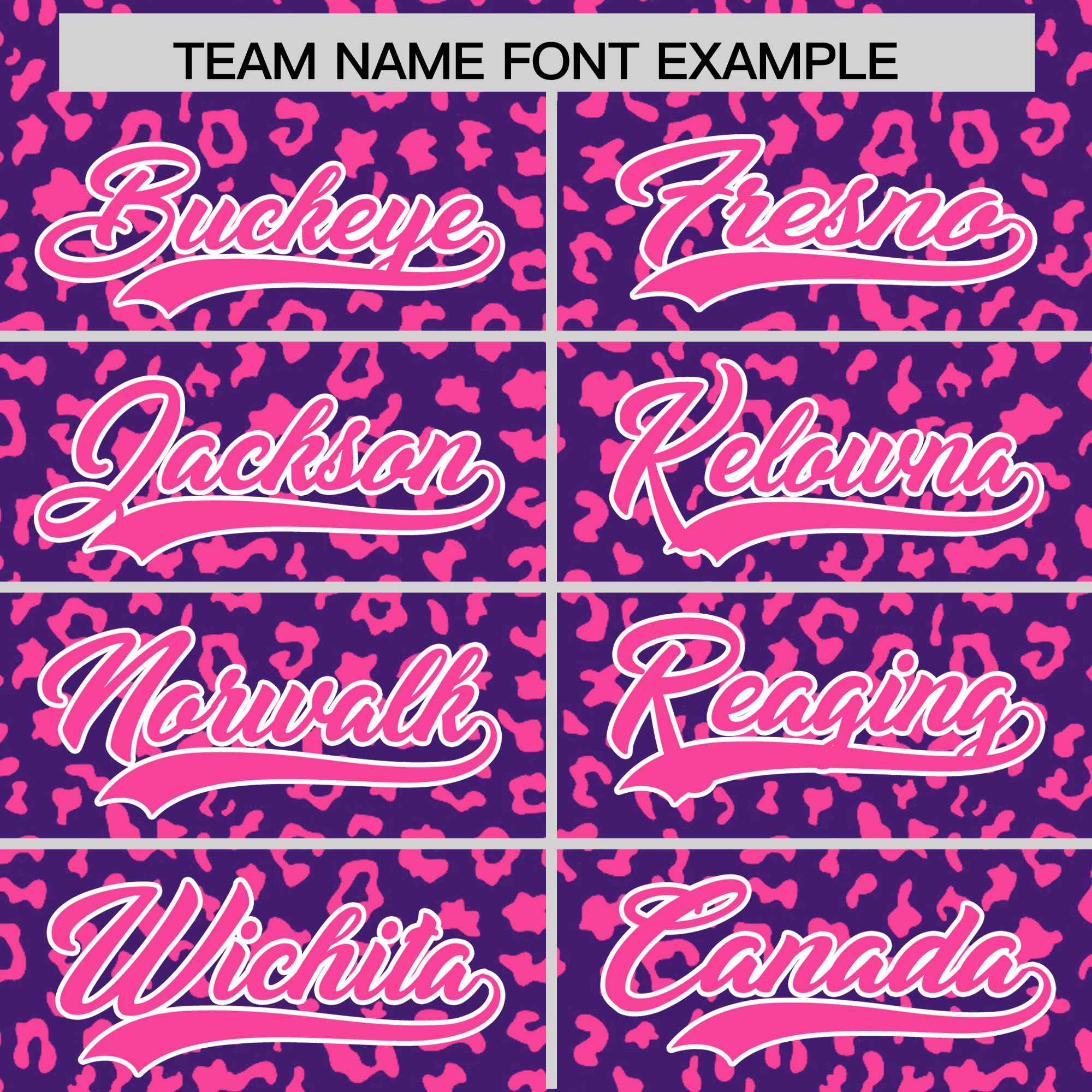 Custom Purple Pink Varsity Full-Zip Letterman Leopard Print Jacket Hoodie