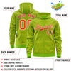 Custom White Gold Varsity Full-Zip Letterman Leopard Print Jacket Hoodie