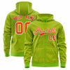 Custom White Gold Varsity Full-Zip Letterman Leopard Print Jacket Hoodie