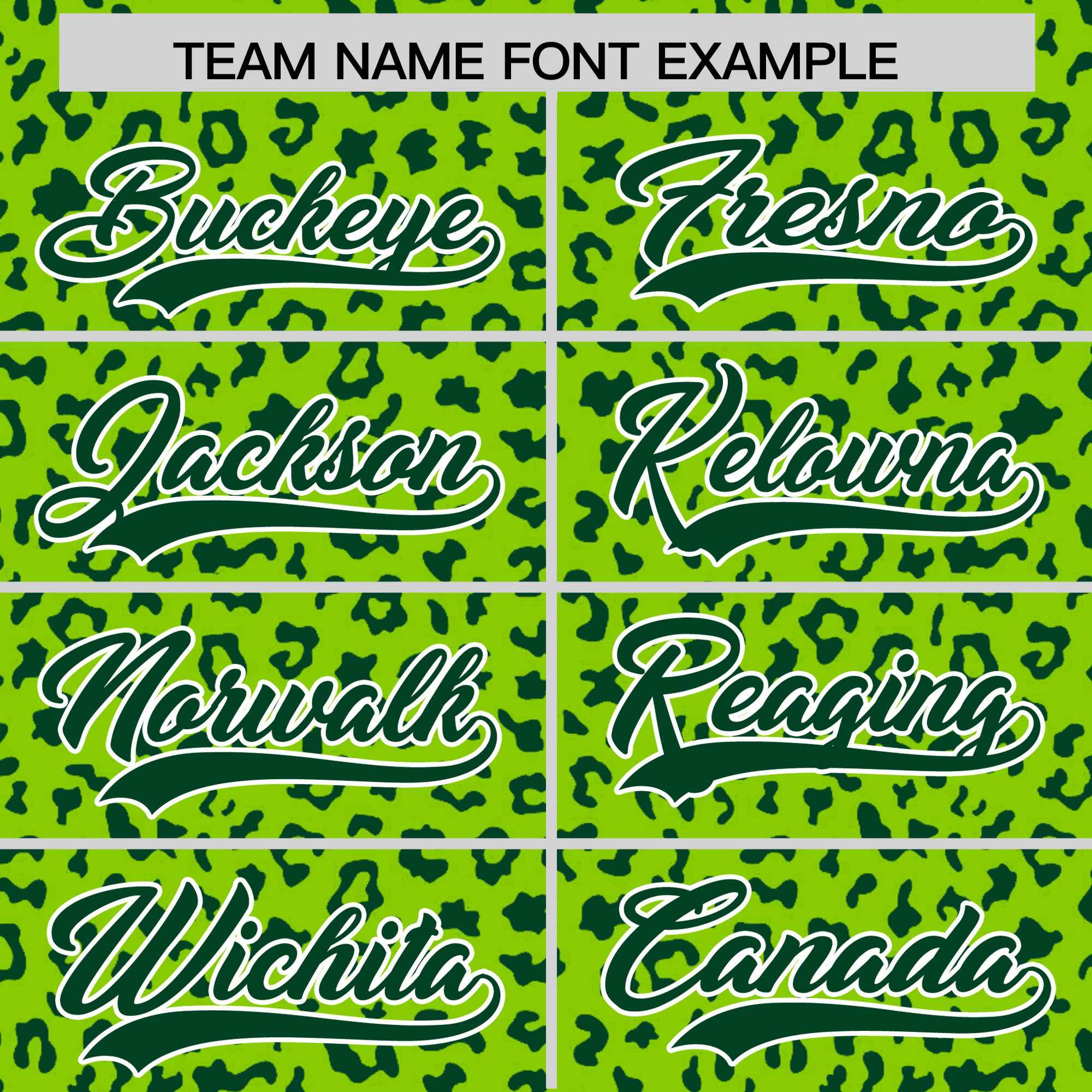 Custom Neon Green Green Varsity Full-Zip Letterman Leopard Print Jacket Hoodie