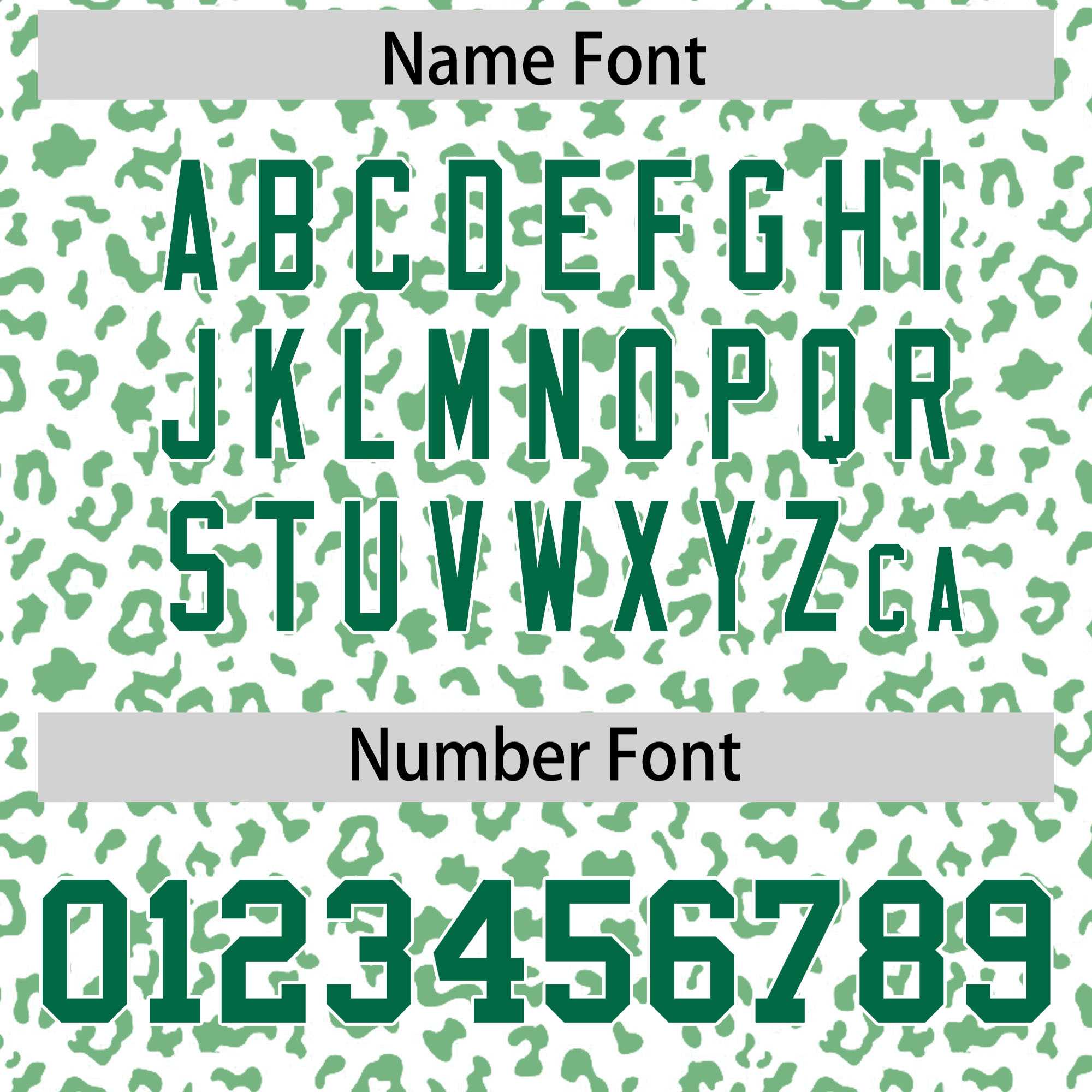 Custom White Kelly Green Varsity Full-Zip Letterman Leopard Print Jacket Hoodie