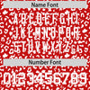 Custom Red White Varsity Full-Zip Letterman Leopard Print Jacket Hoodie