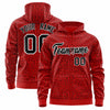 Custom Navy Neon Green Varsity Full-Zip Letterman Leopard Print Jacket Hoodie